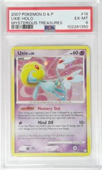 V1875: 2007: Uxie: 18/123: Mysterious Treasures: D & P: PSA: 6: EX-MT: 102261350